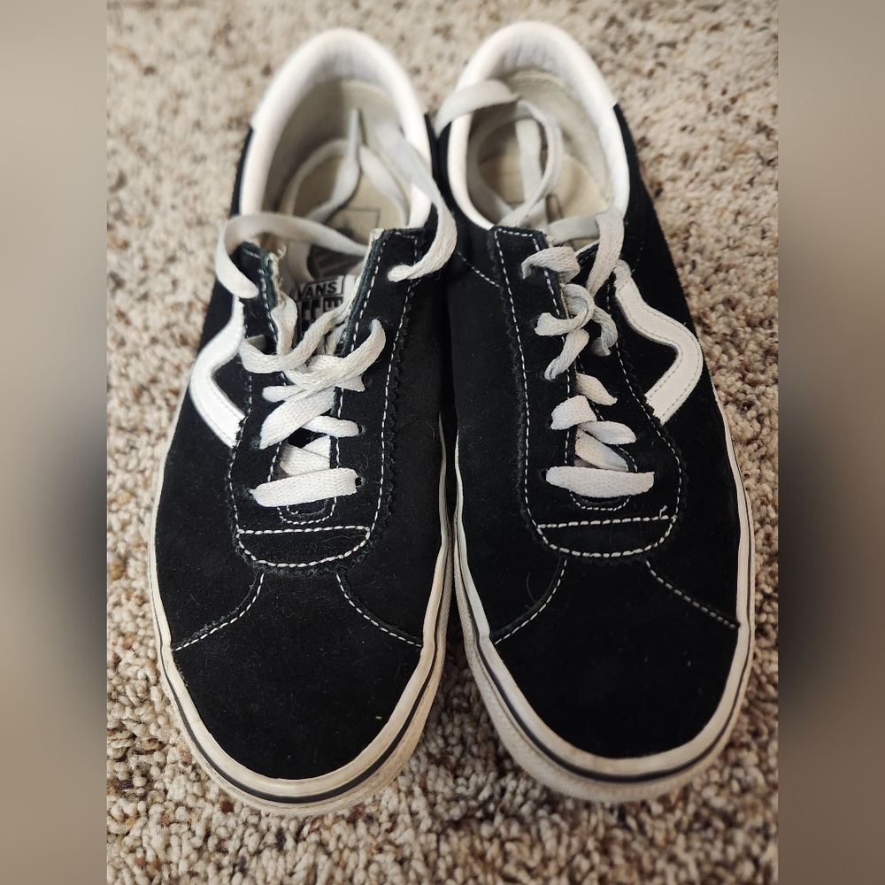 Vans Black and White Sneakers